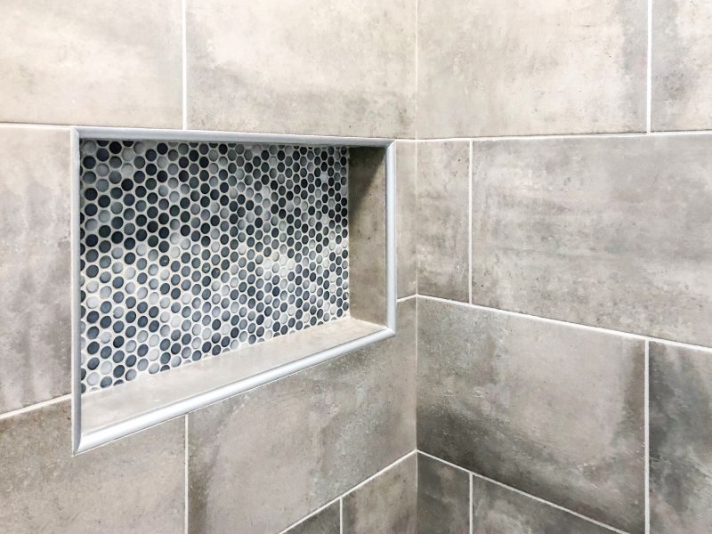 Tiled Shower with Niche